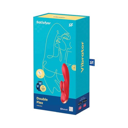 wibrator-double flex connect app (red) na Arena.pl