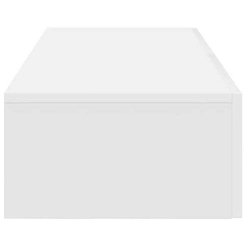 Półka ścienna z szufladami, biała, 100x36x19 cm na Arena.pl