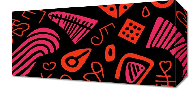 Obraz 40x20cm Rytm Wzorów zdjęcie 1