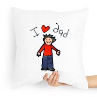 Poduszka Prezent Dla Taty Ojca I Love Dad Z Nadrukiem Ze Zdjęciem