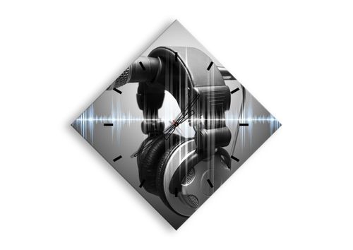 Zegar Ścienny - Mikrofon Studio - 60X60 Cm - C3Ad60X60-2549 na Arena.pl