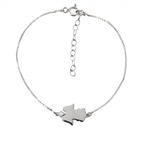 SREBRNA BRANSOLETKA CELEBRYTKA ANIOŁEK PRÓBA SREBRA 925 GRAWER GRATIS zdjęcie 2