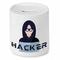 Skarbonka Informatyka Programisty Hacker Prezent Z Nadrukiem Ze Zdjęciem