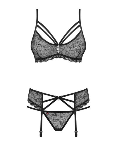 818-seg-1 komplet czarny s/m obsessive na Arena.pl