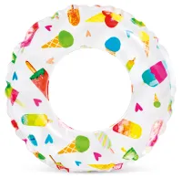 Koło dmuchane do pływania z nadrukiem o średnicy 61 cm INTEX 59241 LODY