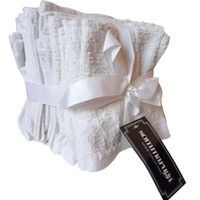 Małe ręczniki bawełniane białe 30x30 -komplet 12 sztuk