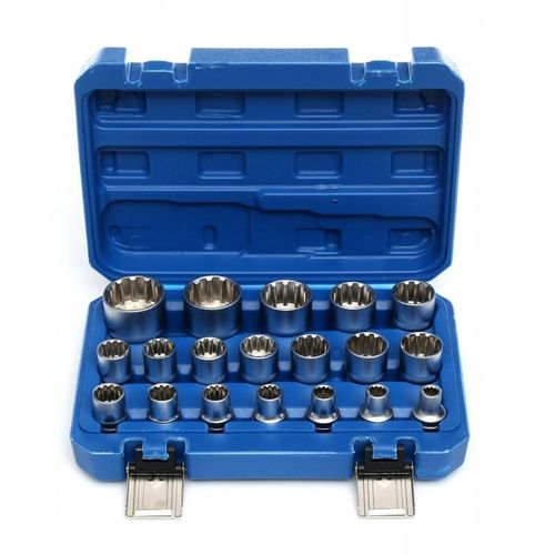 PROFESJONALNY ZESTAW NASADEK E-TORX SPLINE - 1/2" na Arena.pl