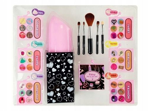 KUFEREK ZESTAW KOSMETYKÓW DO MAKIJAŻU PIĘKNOŚCI TOALETKA DO MAKIJAŻU DLA DZ na Arena.pl