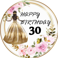 Opłatek na tort Urodziny Postać Kobieta Okazjonalny Drink 18 30 40 50 60