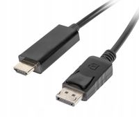 KABEL DISPLAYPORT(M) V1.1 ->HDMI(M) 1.8M LANBERG