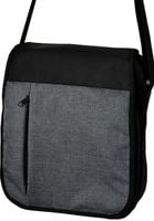 TORBA, SASZETKA MĘSKA DO PRACY, LISTONOSZKA - ciemnoszara