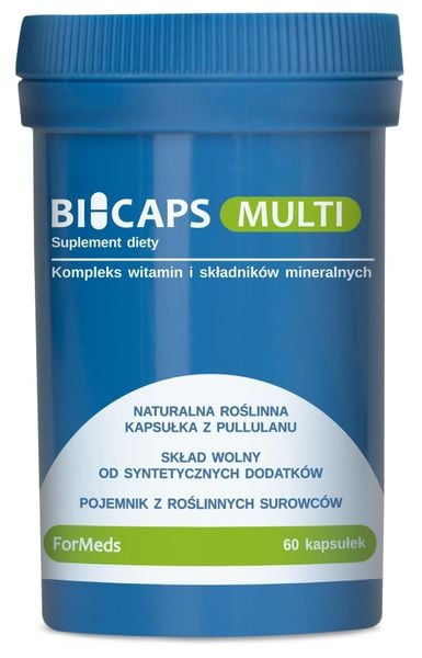 BICAPS MULTI 13 WITAMIN I 7 MINERAŁÓW  60 KAPSUŁEK zdjęcie 1