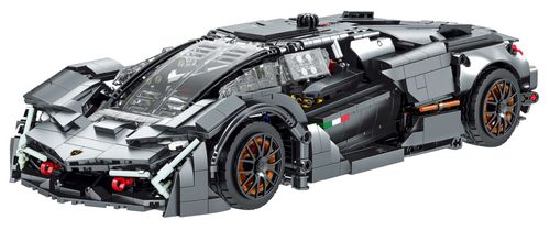 Zestaw Klocków Autko Sportowe Szare 1512El. na Arena.pl