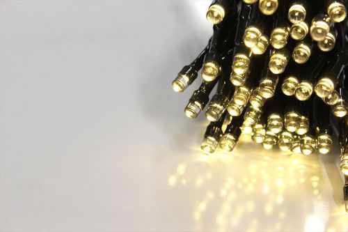 Lampki solarne 100 LED, ciepłe białe na Arena.pl