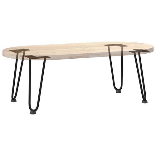 Nogi do stolika kawowego w kształcie spinki do włosów 4 szt. Czarne 30 cm S na Arena.pl