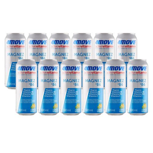 4Move Active Vitamin Gazowany napój smak cytrusów 500 ml x 12 sztuk na Arena.pl