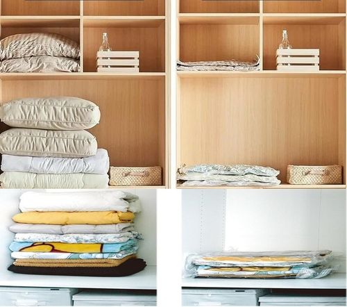 Worki Próżniowe na Ubrania Pościel do Pakowania 14 szt Zestaw + Pompka na Arena.pl