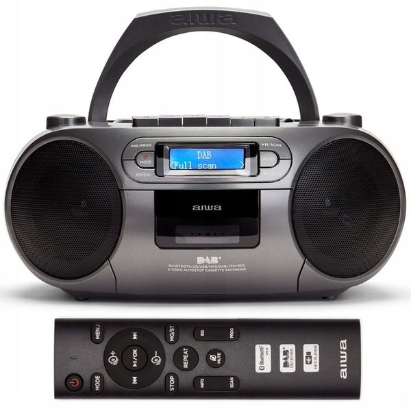 BOOMBOX RADIOODTWARZACZ BLUETOOTH AIWA BBTC-660DAB/MG DAB+ Z PILOTEM zdjęcie 1