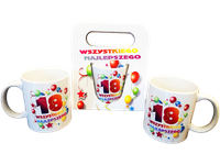 kubek w torebce WSZYSTKIEGO NAJLEPSZEGO ''18''