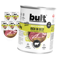 MOKRA KARMA DLA PSA BULT PUSZKA BOGATA W WOŁOWINĘ ZESTAW 6x800G