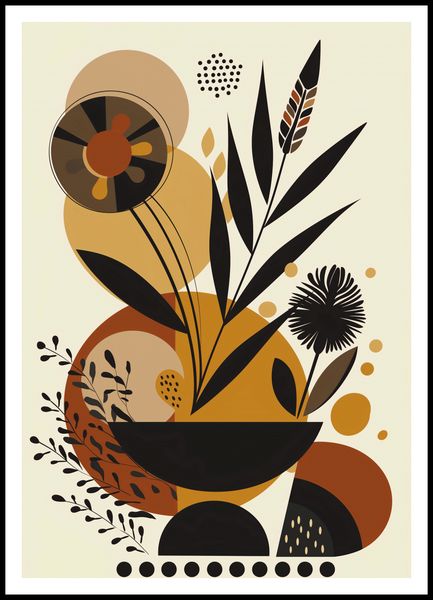 Plakat 70x100cm Ogrody Geometryczne zdjęcie 3