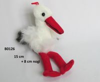 ND39_333915 -PLUSZAK BOCIAN 15CM SA SIEDZACY B012