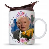 Kubek Full Print Prezesa Jarosław Kaczyński Pis Z Nadrukiem Ze Zdjęciem