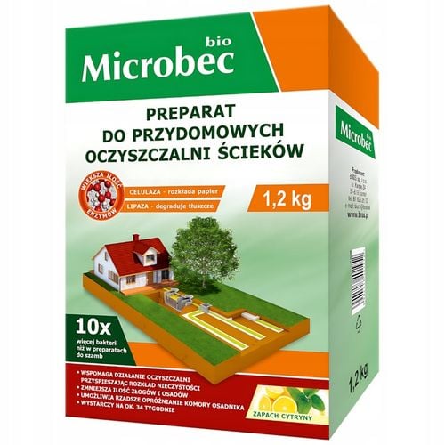 MICROBEC BIO Aktywator Do SZAMBA 10 X WIĘCEJ AKTYWNYCH BAKTERII 1,2 kg na Arena.pl