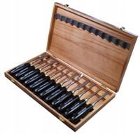 ZESTAW DŁUT dłuta do drewna dłutarek SCH12TLG rzeźbiarskie rzeźbienia 12szt