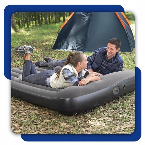 MATERAC DMUCHANY Z POMPKĄ USB ŁÓŻKO DO SPANIA 203 x 152 CM BESTWAY 671BS na Arena.pl