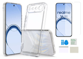 Etui silikonowe do REALME 16 5G case 2mm obudowa + folia ochronna na ekran