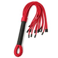 Czerwony Bicz Erotyczny Pleciony Z Węzłem - Taboom 17143-Red