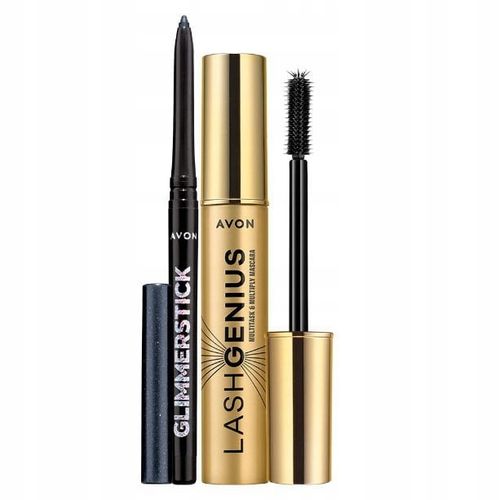 Tusz Do Rzęs Geniusz Blackest Black Czarny + konturówka do oczu na Arena.pl