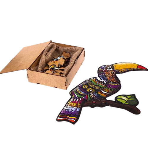 Puzzle Drewniane Eko 127 El. Tropikalny Tukan A3 Puza3-04783 na Arena.pl