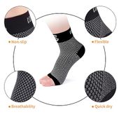 Orteza stawu skokowego i stopy Cambivo M czarny biały