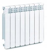 Grzejnik aluminiowy DIAMOND 1744 W biały 640 x 578 x 95 mm 8 ŻEBEREK