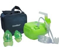 Inhalator kompresorowy nebulizator OMNIBUS BR-CN116 Zielony