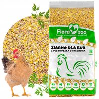 NATURALNA KARMA PASZA ZIARNO Z PIETRUSZKA KOLENDRA DLA DROBIU KUR NIOSKA