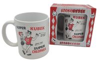 kubek ceramiczny w ozdobnym opakowaniu "Super Kubek Super Chłopaka"