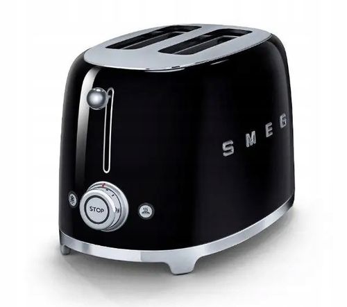 Toster dwuszczelinowy do pieczywa Smeg TSF01BLEU 950W 2 Tosty Czarny na Arena.pl