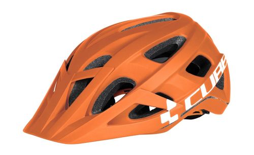 Kask Cube AM RACE orange-white - r. 58-62 cm na Arena.pl