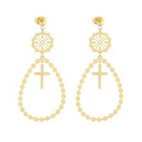 Kolczyki wiszące Blueberry stal nierdzewna