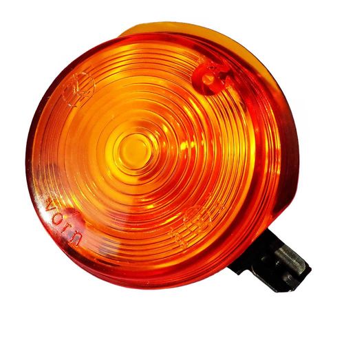 Kierunkowskaz okrągły przód, pomarańczowy klosz z uszczelką S51 SR S70 ETZ na Arena.pl