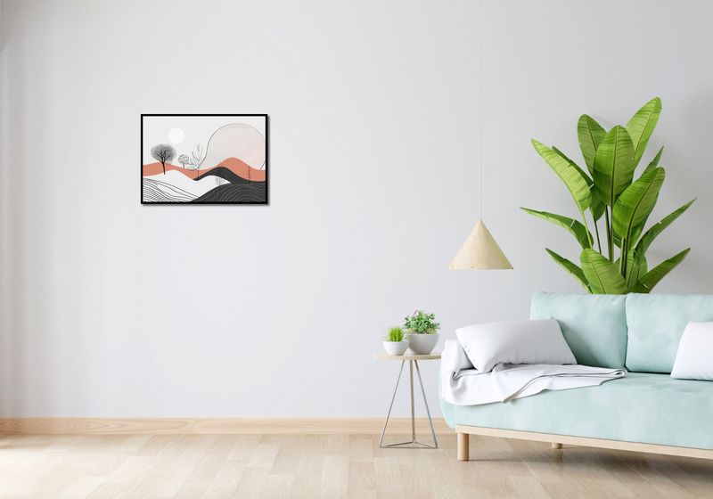 Plakat 59,4x42cm Półcień Widoku zdjęcie 4