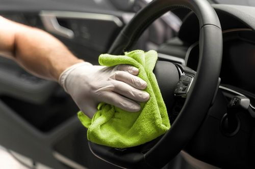 RĘCZNIKI Z MIKROFIBRY W ROLCE 30x30cm SZMATKI ŚCIERKI MIKROFIBRA 50szt. na Arena.pl