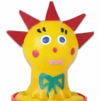 condomerie artystyczna prezerwatywa słońce ręcznie malowana lateksowa