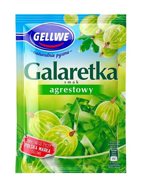 GELLWE GALARETKA AGRESTOWA 72G zdjęcie 1