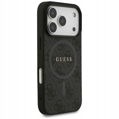 Etui GUESS 4G Ring Classic Logo MagSafe do iPhone 17 Pro Czarny na Arena.pl