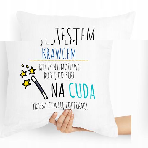 Poduszka Dla Krawcowej Krawca Jestem Krawcem Z Nadrukiem Ze Zdjęciem na Arena.pl