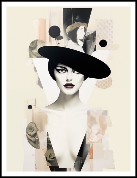 Plakat 75x100cm Portret en Décalage zdjęcie 3